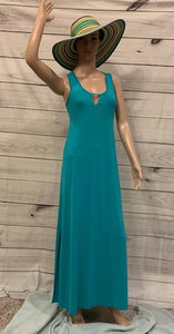 Long Sleeveless Dress Green - Ipanema