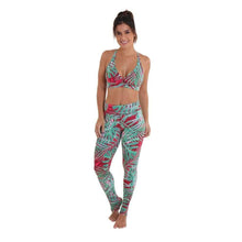 Load image into Gallery viewer, Om Legging - Palm Dreams Print - Ipanema