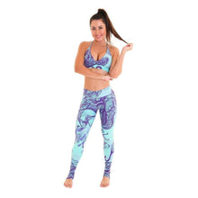 Load image into Gallery viewer, Om Legging - Peaceful Paisley Print - Ipanema
